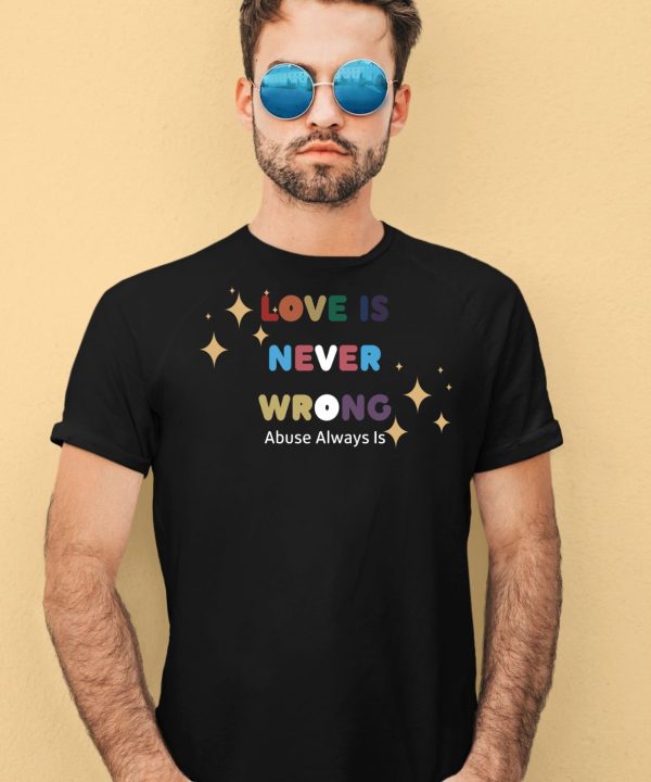 Love Is Never Wrong Abuse Always Is Shirt11