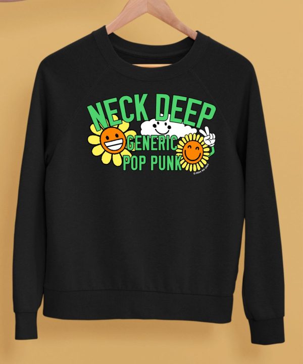 Neck Deep Generic Pop Punk The Flower Shirt5