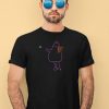 Purple Neon Mascot Throw Shirt4