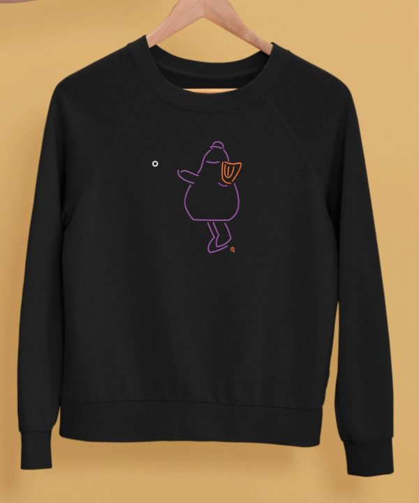 Purple Neon Mascot Throw Shirt5