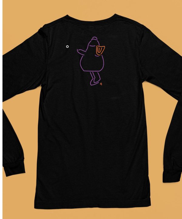Purple Neon Mascot Throw Shirt6