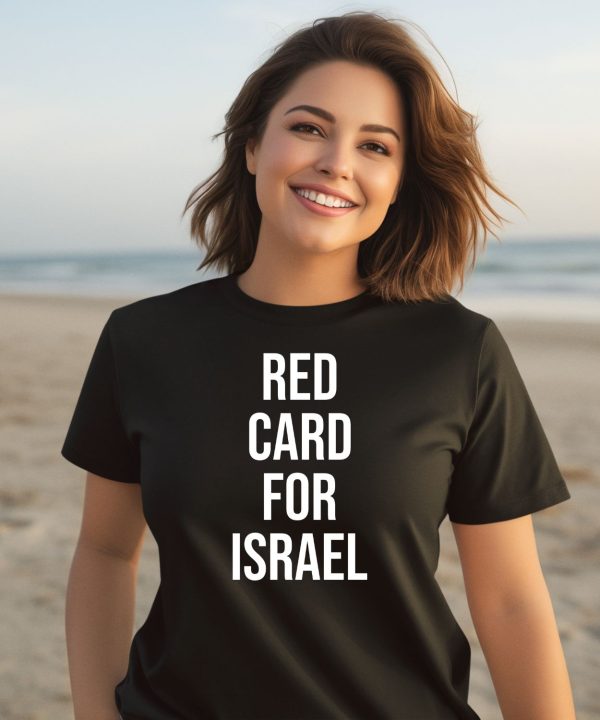 Red Card For Israel Shirt