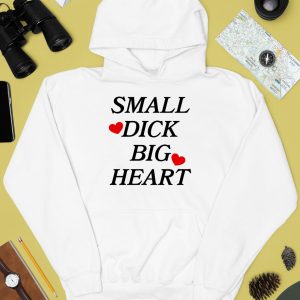 Santiago Wearing Small Dick Big Heart Shirt