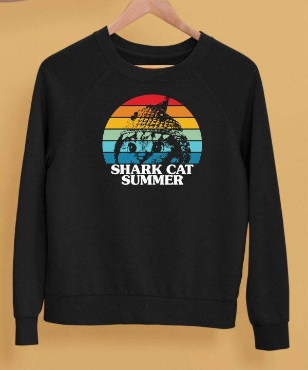 Shark Cat Summer Pride Shirt5