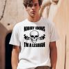 Skull Nobody Knows Im A Lesbian Shirt0
