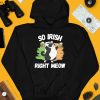 So Irish Right Meow Cat Shirt3