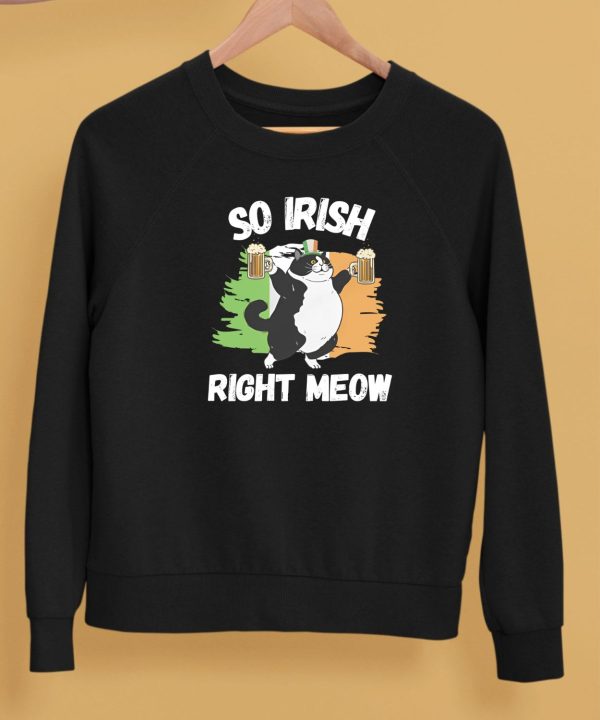 So Irish Right Meow Cat Shirt5