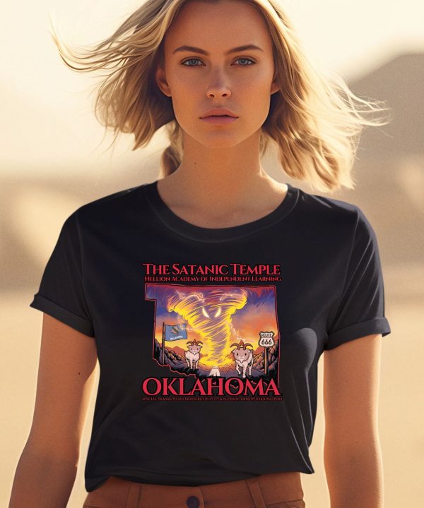 The Satanic Temple Hellion Academy Of Independent Learning Oklahoma Shirt