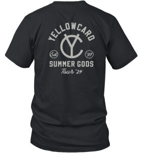Yellowcard Summer Gods Tour Shirt7