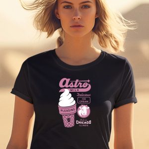 Astro Milk Delicious Ice Made In Chicago Illinois Shirt