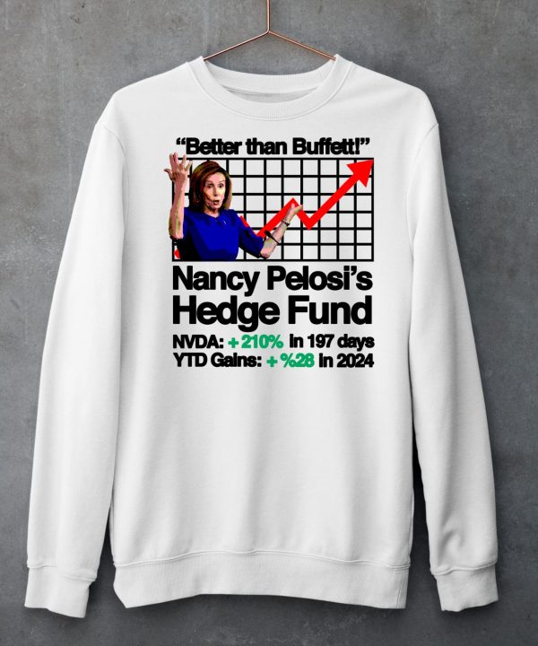 Better Than Buffett Nancy Pelosis Hedge Fund Shirt13