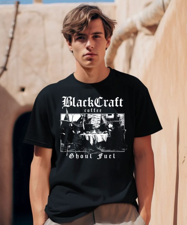 Black Craft Coffee Ghoul Fuel Shirt2