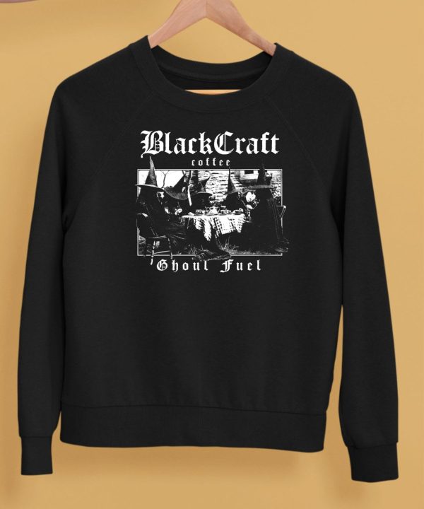 Black Craft Coffee Ghoul Fuel Shirt5