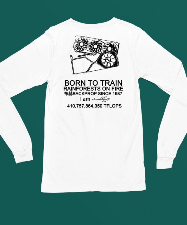 Born To Train Rainforests On Fire Backprop Since 1987 Shirt4