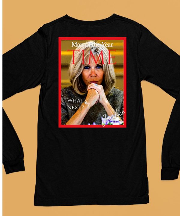 Candace Owens Wearing Brigitte Macron Man Of The Year Time Shirt6