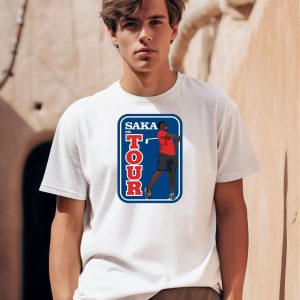 Carlbourkeart Saka On Tour Shirt