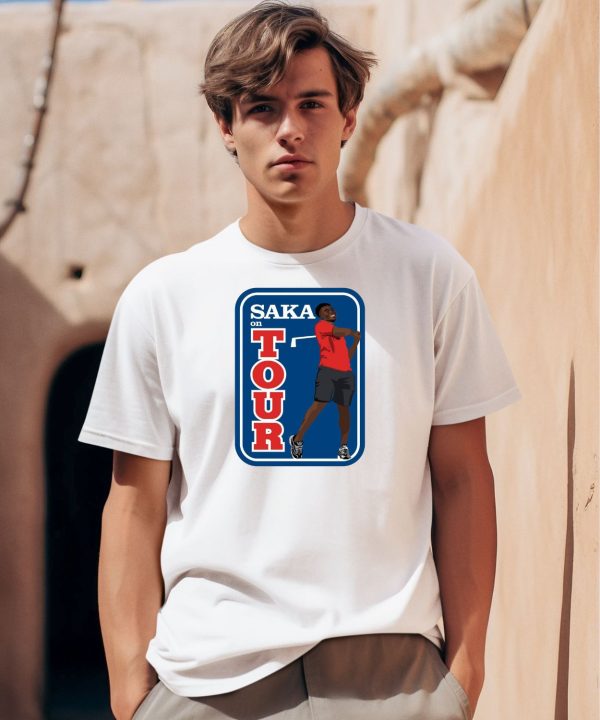 Carlbourkeart Saka On Tour Shirt