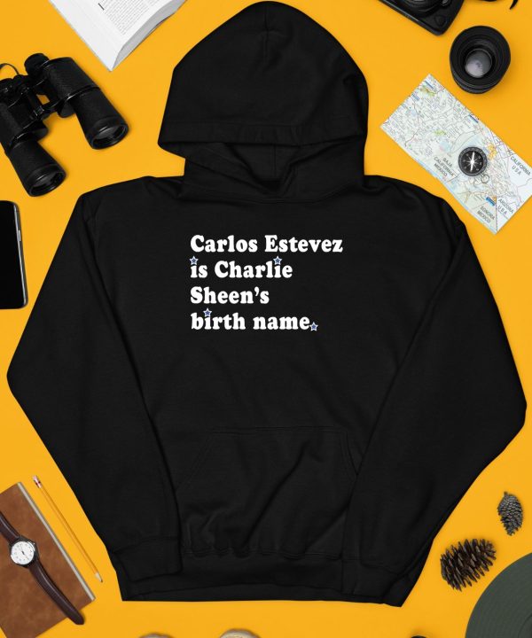 Carlos Estevez Is Charlie Sheens Birth Name Shirt3