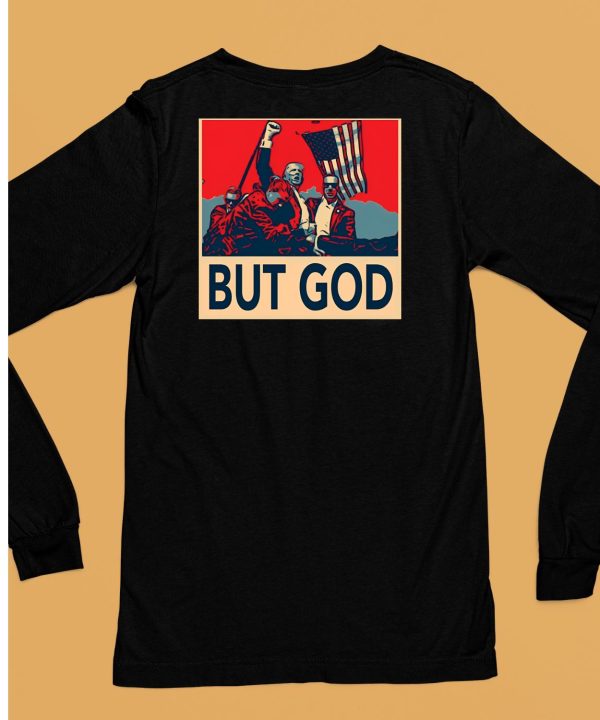 David J Harris Jr Wearing Donald Trump But God Shirt6