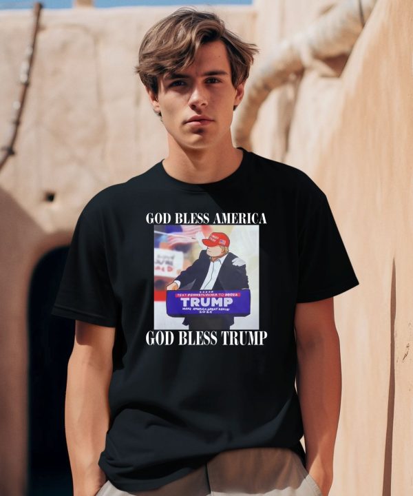 God Bless America God Bless Trump Shirt