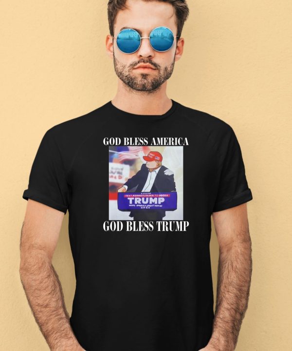 God Bless America God Bless Trump Shirt4