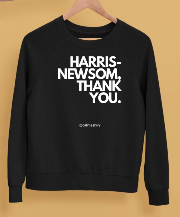 Harris Newsom Thank You Shirt5