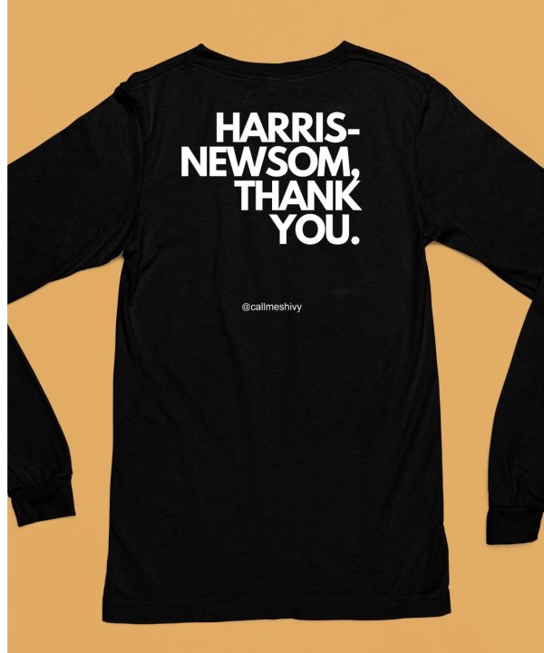 Harris Newsom Thank You Shirt6