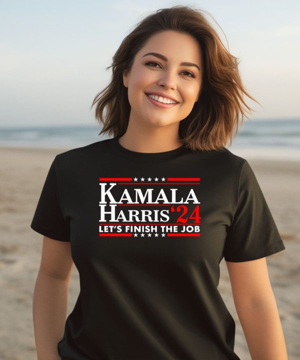 Kamala Harris 24 Lets Finish The Job Shirt