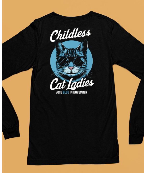 Kamala Harris Childless Cat Ladies Vote Blue In November Shirt6