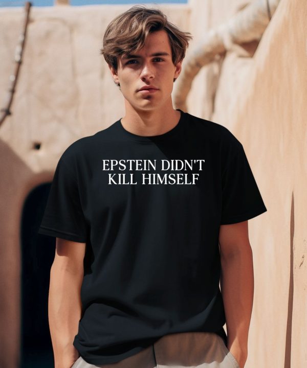 Luke Rudkowski Wearing Epstein Didnt Kill Himself Shirt2