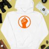 Mad Liberals Orange Fight Symbol Hand Shirt2