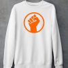 Mad Liberals Orange Fight Symbol Hand Shirt6