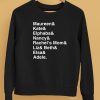 Maureen Kate Alphaba Nancy Rechells Mom Liz Beth Elsa Adele Shirt5