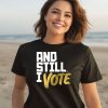 Maya Wiley Wearing And Still I Vote Shirt