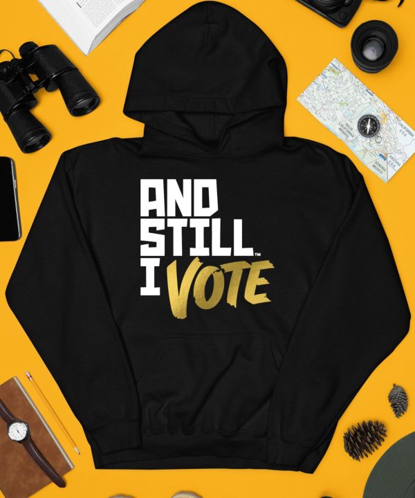 Maya Wiley Wearing And Still I Vote Shirt3