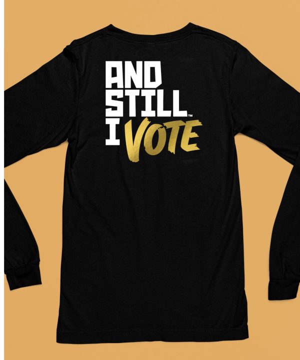 Maya Wiley Wearing And Still I Vote Shirt6