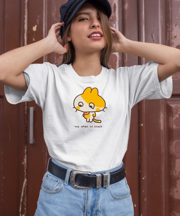 Me When No Snack Cat Shirt