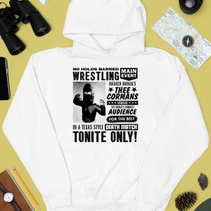 No Holds Barred Wrestling Thee Cormans Death Match Shirt