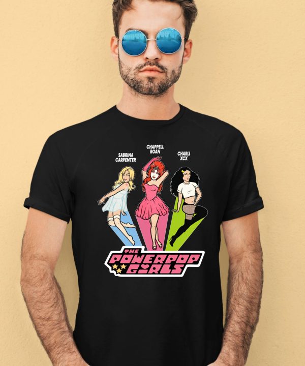 Sabrina Carpenter Chappell Roan Charli Xcx The Powerpop Girls Shirt4