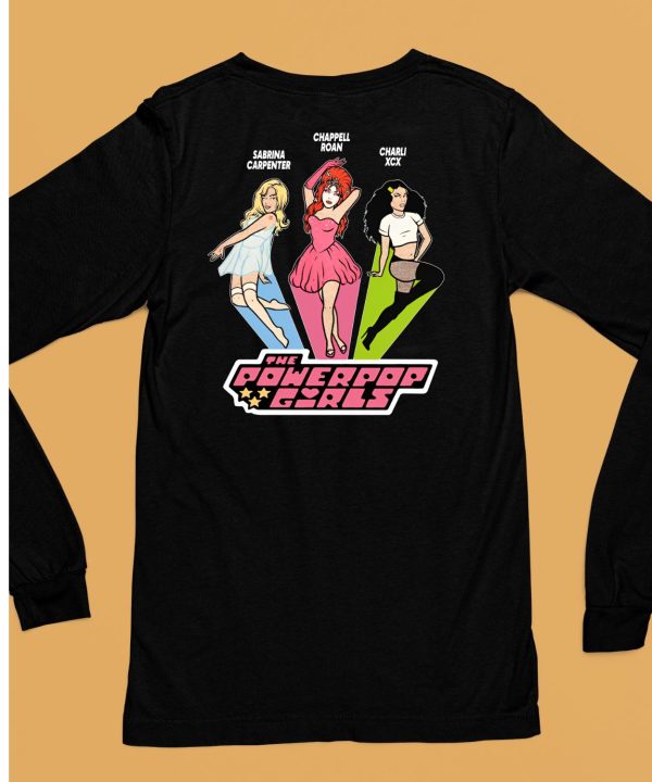 Sabrina Carpenter Chappell Roan Charli Xcx The Powerpop Girls Shirt6