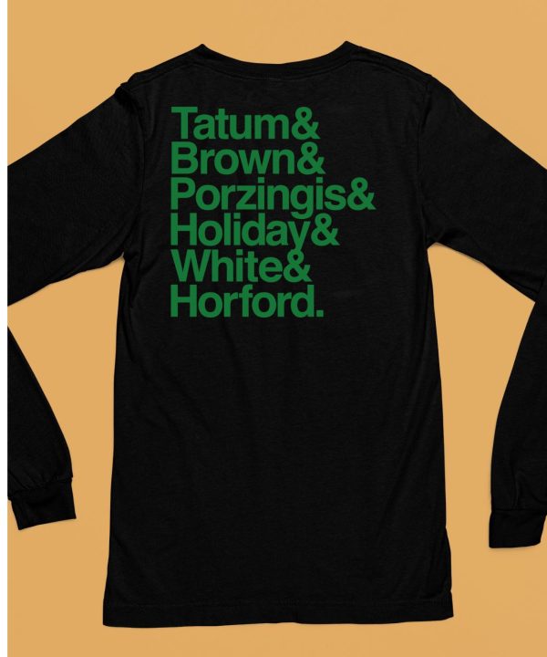 Tatum Brown Porzingis Holiday White Horford Shirt6