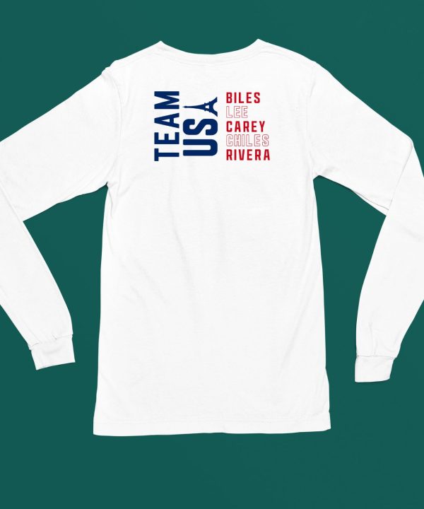 Team Usa Biles Lee Carey Chiles Rivera Shirt4