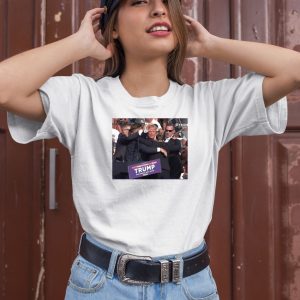 The Picture Of Trump Bleeding From His Ear Trump Wins The Election Shirt