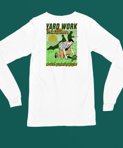 Yard Work Triathlon Mowing Trimming Weeding Shirt4