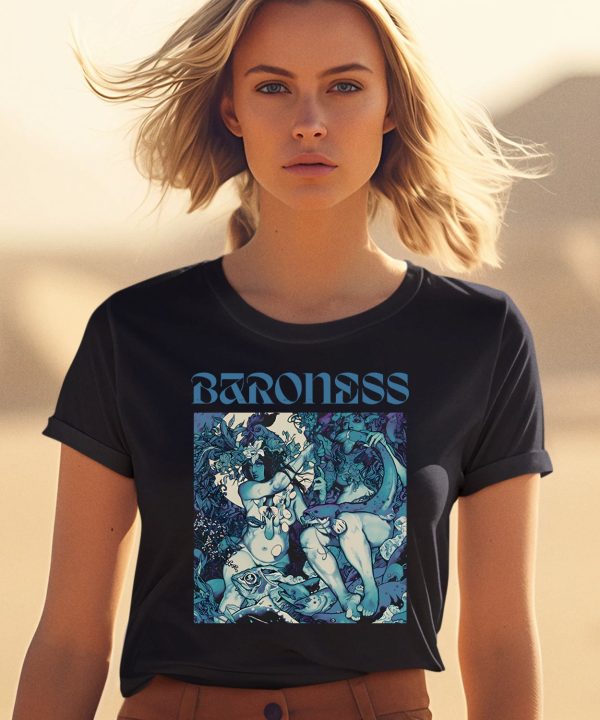 Baroness Blue Record Shirt0