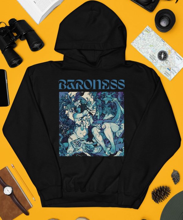 Baroness Blue Record Shirt3