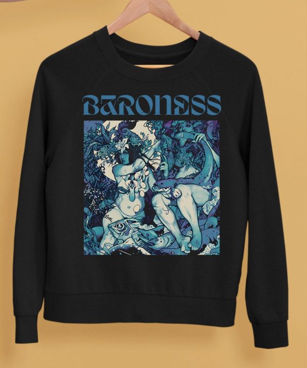 Baroness Blue Record Shirt5