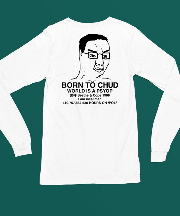 Born To Chud World Is A Psyop Seethe Cope 1989 Shirt4