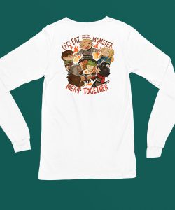 Dungeon Meshi Lets Eat Monster Meat Together Shirt4