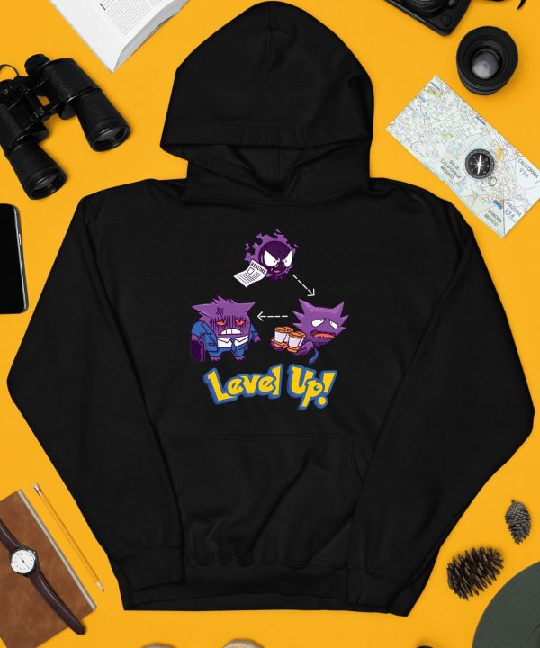 Gengar Pokemon Level Up Shirt3